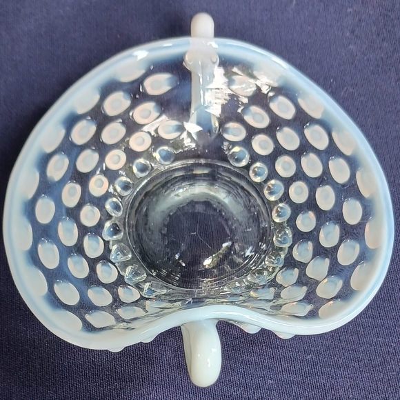 VTG Hobnail Candy Dish with handles - Picture 4 of 4